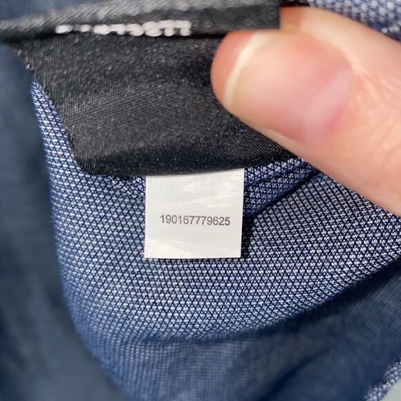 Rock & Republic Ladies Denim Dress Shirt, Long Sleeve Blue Size Large - Picture 4 of 12